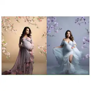 30 superposiciones PNG transparentes con motivos florales de primavera miniatura 3